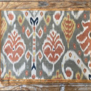 Pack de individuales 
 45x35 cm. ikat naranja