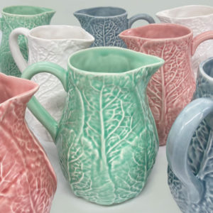 Jarra hoja  <br>19 cm. de alto